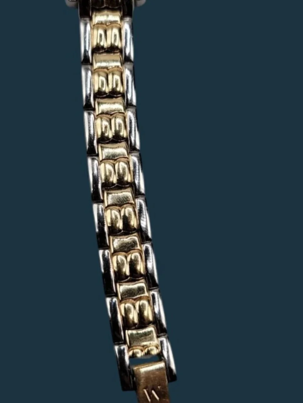 Vtg Waltham Ladies Tonneau Style Watch WAW042 Art Deco Crystal Bezel 6
